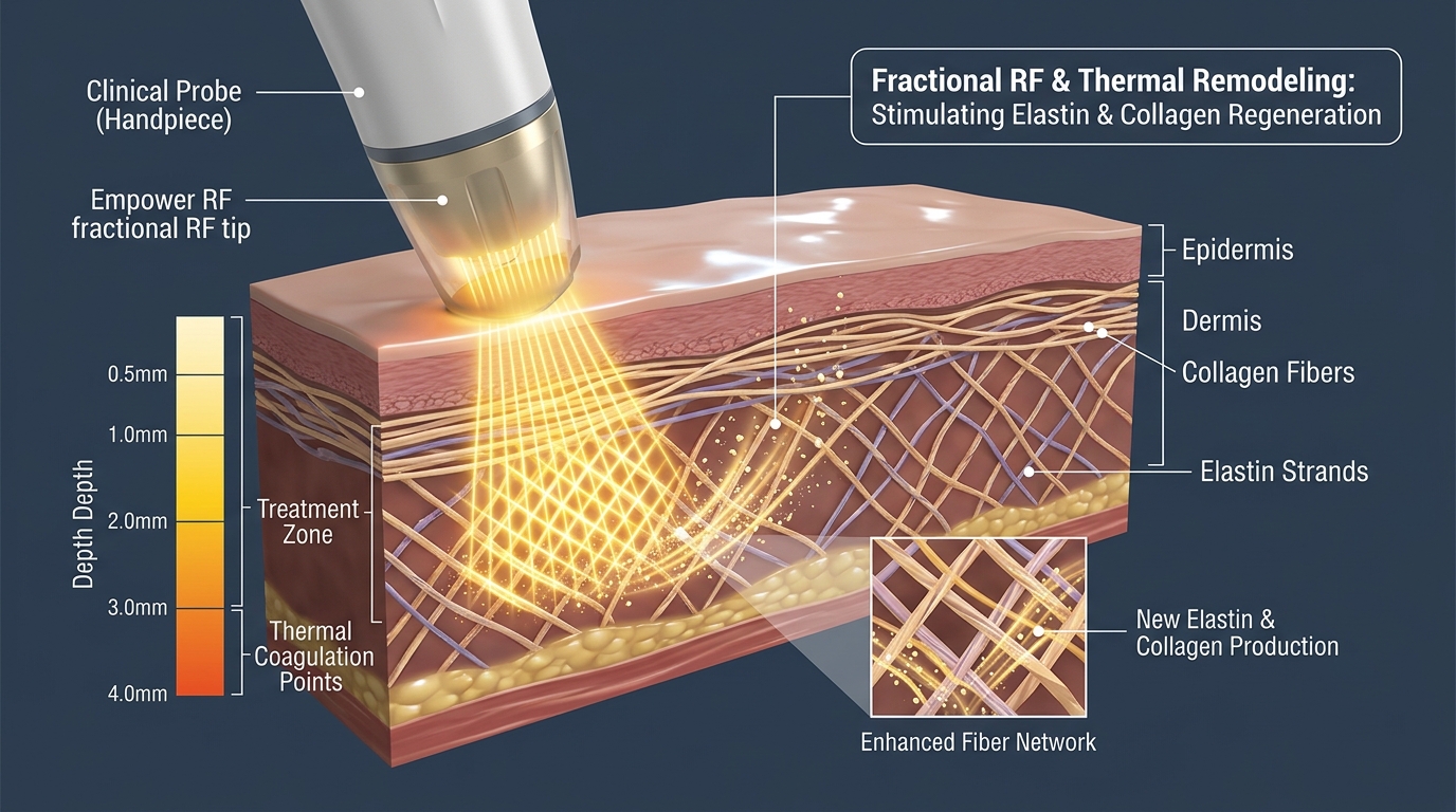 Empower RF Fractional Radiofrequency and Subdermal Collagen Remodeling